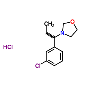 73806-28-7  3-[1-(3-chlorophenyl)propyl]-1,3-oxazolidine hydrochloride