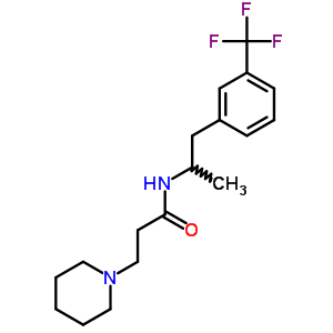 73826-20-7  N-{1-methyl-2-[3-(trifluoromethyl)phenyl]ethyl}-3-piperidin-1-ylpropanamide