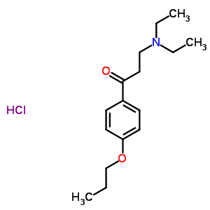 73826-39-8  3-(diethylamino)-1-(4-propoxyphenyl)propan-1-one hydrochloride