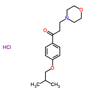 73826-43-4  1-[4-(2-methylpropoxy)phenyl]-3-morpholin-4-ylpropan-1-one hydrochloride