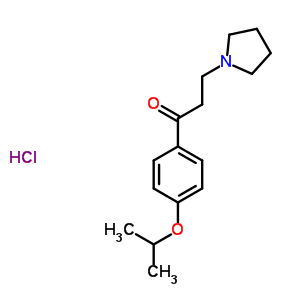 73826-51-4  1-[4-(1-methylethoxy)phenyl]-3-pyrrolidin-1-ylpropan-1-one hydrochloride