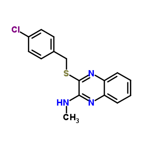 73855-42-2  3-[(4-chlorobenzyl)sulfanyl]-N-methylquinoxalin-2-amine