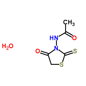 73855-54-6  N-(4-oxo-2-thioxo-1,3-thiazolidin-3-yl)acetamide hydrate