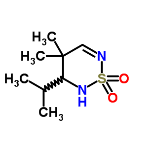 73908-87-9  4,4-dimethyl-3-(1-methylethyl)-3,4-dihydro-2H-1,2,6-thiadiazine 1,1-dioxide