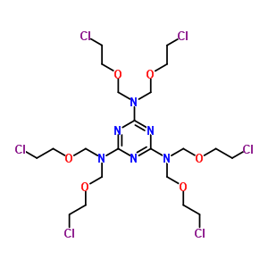 73941-10-3  N,N,N',N',N'',N''-hexakis[(2-chloroethoxy)methyl]-1,3,5-triazine-2,4,6-triamine