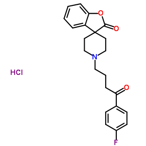 73962-15-9  1'-[4-(4-fluorophenyl)-4-oxobutyl]spiro[1-benzofuran-3,4'-piperidin]-2-one hydrochloride