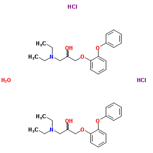 73972-51-7  1-(diethylamino)-3-(2-phenoxyphenoxy)propan-2-ol dihydrochloride hydrate