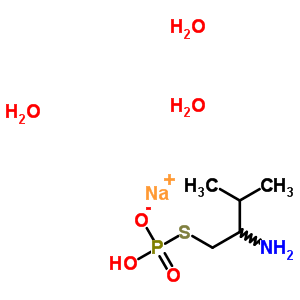 73972-82-4  sodium S-(2-amino-3-methylbutyl) hydrogen thiophosphate trihydrate