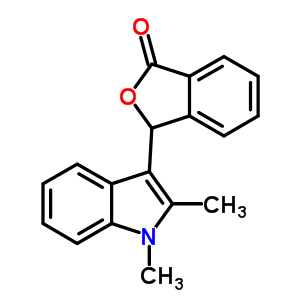 73973-00-9  3-(1,2-dimethyl-1H-indol-3-yl)-2-benzofuran-1(3H)-one