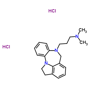 74117-21-8  3-(1,2-dihydroindolo[1,7-ab][1,5]benzodiazepin-7(6H)-yl)-N,N-dimethylpropan-1-amine dihydrochloride