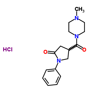 74203-59-1  4-[(4-methylpiperazin-1-yl)carbonyl]-1-phenylpyrrolidin-2-one hydrochloride