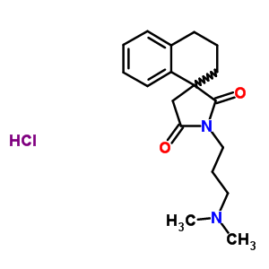 74246-78-9  1'-[3-(dimethylamino)propyl]-3,4-dihydro-2H,2'H,5'H-spiro[naphthalene-1,3'-pyrrolidine]-2',5'-dione hydrochloride