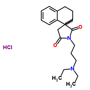 74246-80-3  1'-[3-(diethylamino)propyl]-3,4-dihydro-2H,2'H,5'H-spiro[naphthalene-1,3'-pyrrolidine]-2',5'-dione hydrochloride