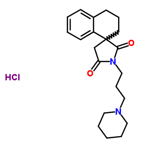 74246-83-6  1'-(3-piperidin-1-ylpropyl)-3,4-dihydro-2H,2'H,5'H-spiro[naphthalene-1,3'-pyrrolidine]-2',5'-dione hydrochloride