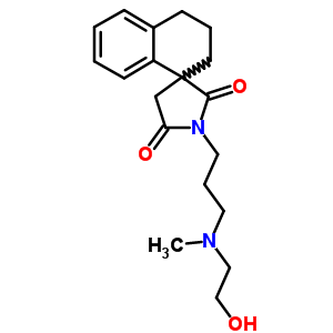 74246-85-8  1'-{3-[(2-hydroxyethyl)(methyl)amino]propyl}-3,4-dihydro-2H,2'H,5'H-spiro[naphthalene-1,3'-pyrrolidine]-2',5'-dione