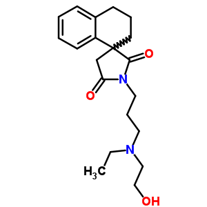 74246-86-9  1'-{3-[ethyl(2-hydroxyethyl)amino]propyl}-3,4-dihydro-2H,2'H,5'H-spiro[naphthalene-1,3'-pyrrolidine]-2',5'-dione