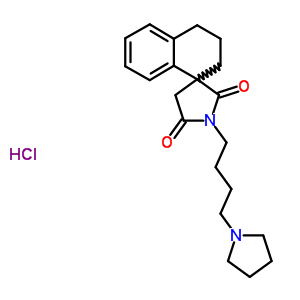 74246-99-4  1'-(4-pyrrolidin-1-ylbutyl)-3,4-dihydro-2H,2'H,5'H-spiro[naphthalene-1,3'-pyrrolidine]-2',5'-dione hydrochloride