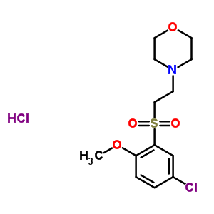 74254-76-5  4-{2-[(5-chloro-2-methoxyphenyl)sulfonyl]ethyl}morpholine hydrochloride