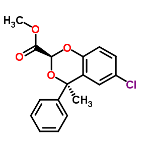 74271-51-5;86616-90-2  methyl (2S,4R)-6-chloro-4-methyl-4-phenyl-4H-1,3-benzodioxine-2-carboxylate
