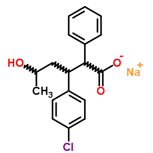 75115-75-2  sodium 3-(4-chlorophenyl)-5-hydroxy-2-phenylhexanoate