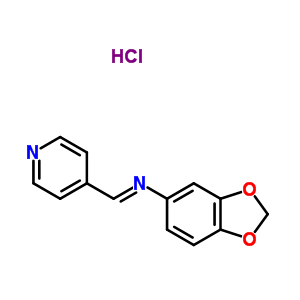 75273-87-9  N-[(1E)-pyridin-4-ylmethylidene]-1,3-benzodioxol-5-amine hydrochloride
