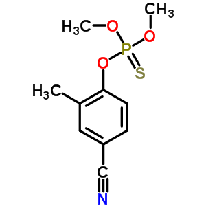 76211-54-6  O-(4-cyano-2-methylphenyl) O,O-dimethyl thiophosphate