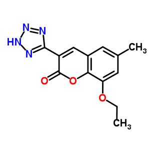 76239-40-2  8-ethoxy-6-methyl-3-(2H-tetrazol-5-yl)-2H-chromen-2-one