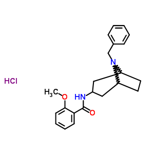 76272-96-3  N-(8-benzyl-8-azabicyklo[3.2.1]oct-3-yl)-2-methoxybenzamid hydrochlorid