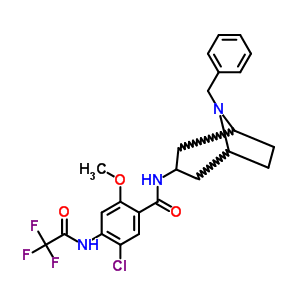 76352-07-3  N-(8-benzyl-8-azabicyklo[3.2.1]oct-3-yl)-5-chlor-2-methoxy-4-[(trifluoroacetyl)amino]benzamid