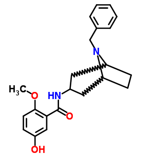 76352-10-8  N-(8-benzyl-8-azabicyclo[3.2.1]oct-3-yl)-5-hydroxy-2-methoxybenzamide