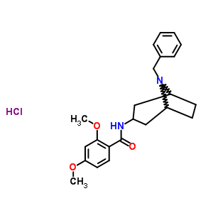 76352-15-3  chlorhydrate de N-(8-benzyl-8-azabicyclo[3.2.1]oct-3-yl)-2,4-diméthoxybenzamide 