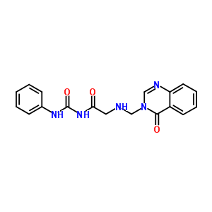 76979-52-7  N~2~-[(4-oxoquinazolin-3(4H)-yl)methyl]-N-(phenylcarbamoyl)glycinamide