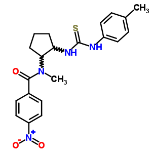 77051-88-8  N-methyl-N-(2-{[(4-methylphenyl)carbamothioyl]amino}cyclopentyl)-4-nitrobenzamide
