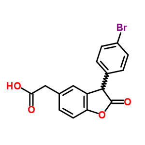 77143-69-2  [3-(4-bromophenyl)-2-oxo-2,3-dihydro-1-benzofuran-5-yl]acetic acid