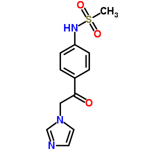 77234-67-4  N-[4-(1H-imidazol-1-ylacetyl)phenyl]methanesulfonamide