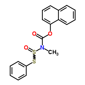 77276-09-6  naphthalen-1-yl methyl[(phenylsulfanyl)sulfinyl]carbamate