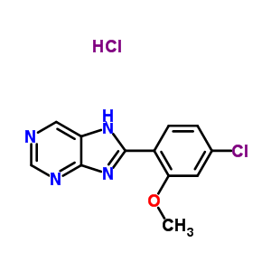 77456-51-0  8-(4-chloro-2-methoxyphenyl)-7H-purine hydrochloride