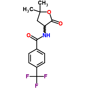 77694-32-7  N-(5,5-dimethyl-2-oxotetrahydrofuran-3-yl)-4-(trifluoromethyl)benzamide