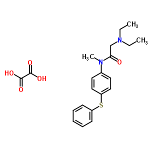 77711-43-4  N~2~,N~2~-diethyl-N-methyl-N-[4-(phenylsulfanyl)phenyl]glycinamide ethanedioate