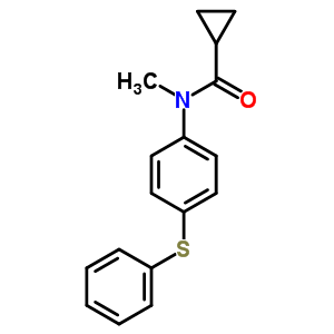 77711-73-0  N-methyl-N-[4-(phenylsulfanyl)phenyl]cyclopropanecarboxamide