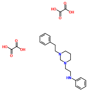 77869-69-3  N-{2-[3-(2-phenylethyl)tetrahydropyrimidin-1(2H)-yl]ethyl}aniline diethanedioate