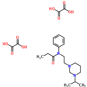 77869-75-1  N-{2-[3-(1-methylethyl)tetrahydropyrimidin-1(2H)-yl]ethyl}-N-phenylpropanamide diethanedioate