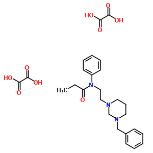 77869-79-5  N-[2-(3-benzyltetrahydropyrimidin-1(2H)-yl)ethyl]-N-phenylpropanamide diethanedioate