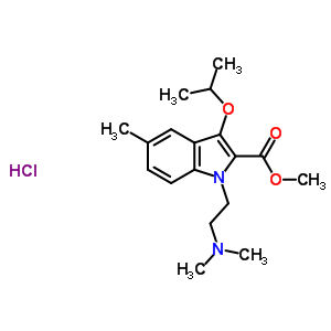 77941-19-6  methyl 1-[2-(dimethylamino)ethyl]-5-methyl-3-(1-methylethoxy)-1H-indole-2-carboxylate hydrochloride