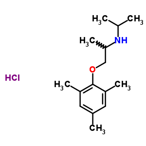 78110-23-3  N-(1-methylethyl)-1-(2,4,6-trimethylphenoxy)propan-2-amine hydrochloride