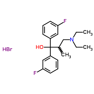 78186-44-4  3-(diethylamino)-1,1-bis(3-fluorophenyl)-2-methylpropan-1-ol hydrobromide