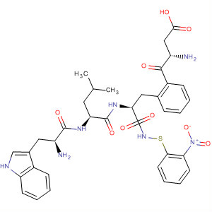 88457-77-6  L-Phenylalaninamide,N-[(2-nitrophenyl)thio]-L-tryptophyl-L-leucyl-L-a-aspartyl-