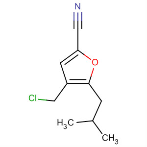 884588-26-5  2-Furancarbonitrile, 4-(chloromethyl)-5-(2-methylpropyl)-