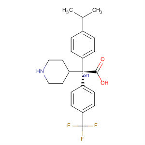884598-80-5  4-Piperidineacetic acid,1-[4-(1-methylethyl)phenyl]-2-[4-(trifluoromethyl)phenyl]-, (2R,4S)-rel-