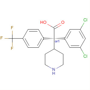 884598-84-9  4-Piperidineacetic acid,1-(3,5-dichlorophenyl)-2-[4-(trifluoromethyl)phenyl]-, (2R,4S)-rel-